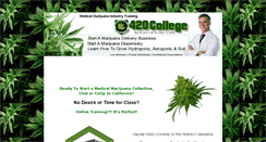 Desktop Screenshot of 420college.biz